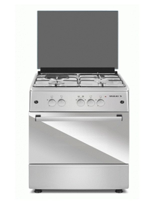 MAXI 60x60  GAS COOKER - F6B31G2 (INOX) 