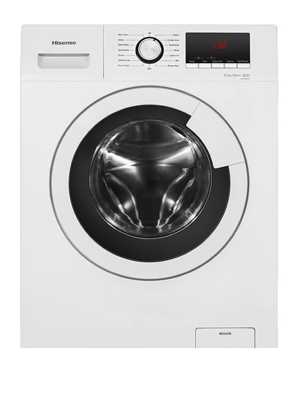 HISENSE 6KG FRONT LOAD WASHING MACHINE - WFHV6012S
