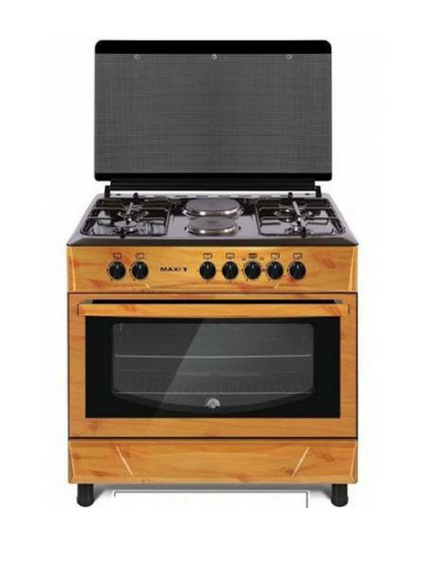 MAXI 60x60 GAS COOKER - F9E50G2 (WOOD)